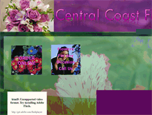Tablet Screenshot of centralcoastbestflorist.com